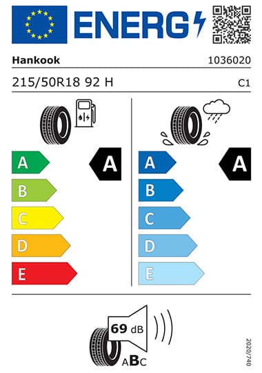 Kia Tyre Label Hankook